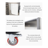 Commercial 220V 5-Layer Food Heating Cabinet With Glass Door (SAK17830)