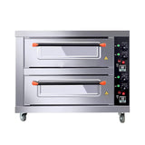 6400W Commercial Electric Double Deck Convection Baking Pizza Oven (SAK37281)