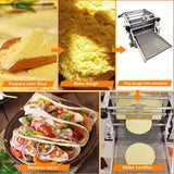 Heavy-Duty Commercial Automatic Corn Tortilla Making Machine (SAK60513)
