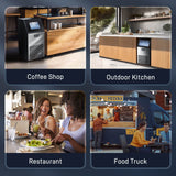 100LBS/200LBS/265LBS  Freestanding Commercial Ice Maker Z5845A