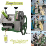 Heavy-Duty Commercial Manual Stainless Steel Sugar Cane Juicer (SAK81426)