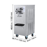 Commercial Single-Flavor Hard Serve Stainless Steel Ice Cream Machine, 20-25L/H (SAK20782)