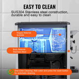 Commercial Single-Flavor Hard Serve Stainless Steel Ice Cream Machine, 20-25L/H (SAK20782)