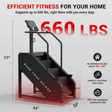 Rovix Commercial Stair Stepper With LED Display And 15 Resistance Levels (SAK91837)
