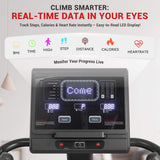 Rovix Commercial Stair Stepper With LED Display And 15 Resistance Levels (SAK91837)