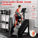 Rovix Commercial Stair Stepper With LED Display And 15 Resistance Levels (SAK91837)