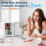 Compact Refrigerator, Portable Mini Fridge, Skin Care 4L Capacity/6 Cans F3404