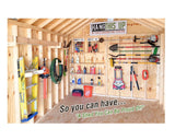 Complete Stud Mounted Shed Organization Kit