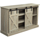 Console Table TV Cabinet with Locker