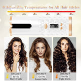 Cordless Automatic Portable Ceramic Barrel Hair Curler