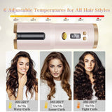 Cordless Automatic Portable Ceramic Barrel Hair Curler