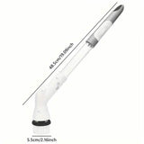 Cordless Electric Spin Scrubber with 6 Brush Heads and Adjustable Long Handle