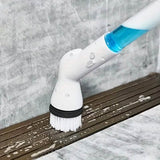 Cordless Electric Spin Scrubber with 6 Brush Heads and Adjustable Long Handle