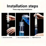 Cordless Electric Spin Scrubber with 6 Brush Heads and Adjustable Long Handle