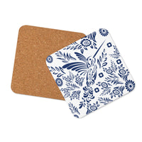 Cork-back coaster