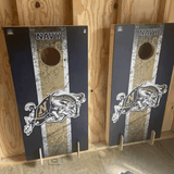 Wall-Mounted Cornhole Board Holder
