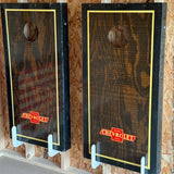 Wall-Mounted Cornhole Board Holder