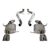 Corsa 08-12 BMW M3 Convertible E93 Polished Sport Cat-Back Exhaust