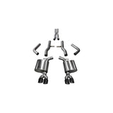 Corsa 15-17 Dodge Challenger Hellcat Dual Rear Exit Extreme Exhaust w/ 3.5in Black Tips