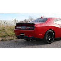 Corsa 15-17 Dodge Challenger Hellcat Dual Rear Exit Extreme Exhaust w/ 3.5in Black Tips