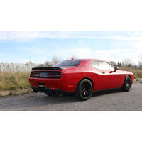 Corsa 15-17 Dodge Challenger Hellcat Dual Rear Exit Extreme Exhaust w/ 3.5in Black Tips