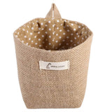 Cotton Linen Hanging Bag Home Gadget Storage Organizer