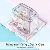 Cotton Swab Holder Cotton Ball Dispenser Organizer Clear  Storage Containers