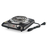 Courant 1000 Watts Electric Single Burner, Black