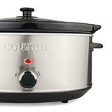 Courant 7.0 Quart Oval Stainless Steel Slow Cooker