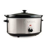 Courant 7.0 Quart Oval Stainless Steel Slow Cooker