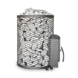 Cozy Heat O Floor Mount Wood-Burning Sauna Stove With Sauna Stones [COZY O] (SAK19475)