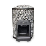 Cozy Heat O Thru-Wall Wood Burning Sauna Stove With Sauna Stones [COZY O-TW] (SAK93612)