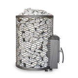 Cozy Heat O Thru-Wall Wood Burning Sauna Stove With Sauna Stones [COZY O-TW] (SAK93612)