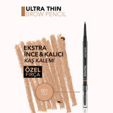 Flormar Ultra Thin Brow Pencil 001 Beige 0.09g