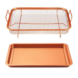 Crispy Tray Set Non Stick Grill Basket