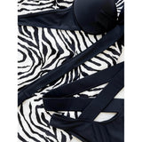 Criss Cross Wrap Push Up Bikini Swimsuit