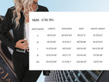 Cropped Jacket Tweed Blazers for Women Black Fall Winter 2023 Blazer Business Casual Womens Blazer Warm Coat Fashion Fitted Slim Suit Jackets Coat Black XXL