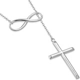 Cross Lariat Necklace