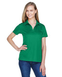 CrownLux Performance™ Ladies' Plaited Polo - GRAPHITE - XS