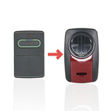 Anderic Substitute for Crusader P220 318MHZ 9 dip trinary visor size remote Garage Door Opener Remote Control [375UT-2button]