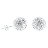 Crystal Heart Necklace and Stud Set
