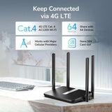 Cudy New AC1200 Dual Band Unlocked 4G LTE Modem Router with Sim Card Slot  (Refurbished)
