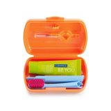 Curaprox Travel Kit Compact Oral Care Set Orange
