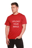 Custom Printed Men's Bamboo Viscose/Organic Cotton Short Sleeve T-Shirt