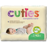 Cuties Complete Care Baby Diapers, Size 2