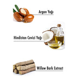 Maruderm Hair Repair Mask: Deeply Moisturizing Argan & Coconut Oil Treatment for Dry, Damaged Hair - Strengthen & Shine