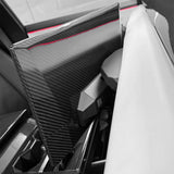 Cybertruck Display Back Overlay | Real Dry Carbon Fiber Center Screen Cover