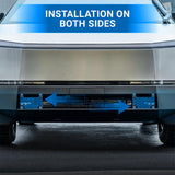 Cybertruck Front License Plate Holder | No-Drill, Anti-Theft Mounting Kit