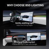 Cybertruck Smart BSD Blind Spot LED Ambient Lighting Kit | TESERY