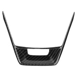 Cybertruck Steering Wheel Voice Control Trim | Glossy/Matte Real Carbon Fiber